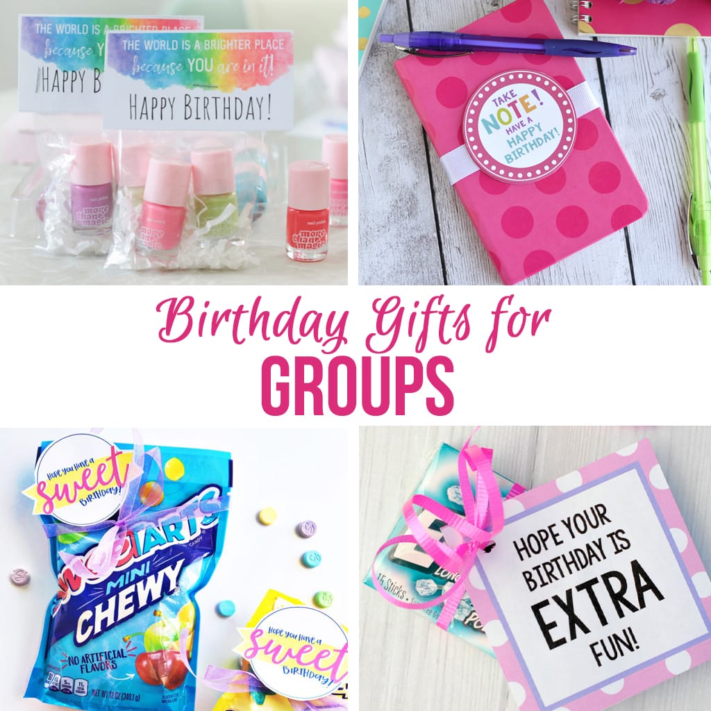 Birthday Gifts for Groups