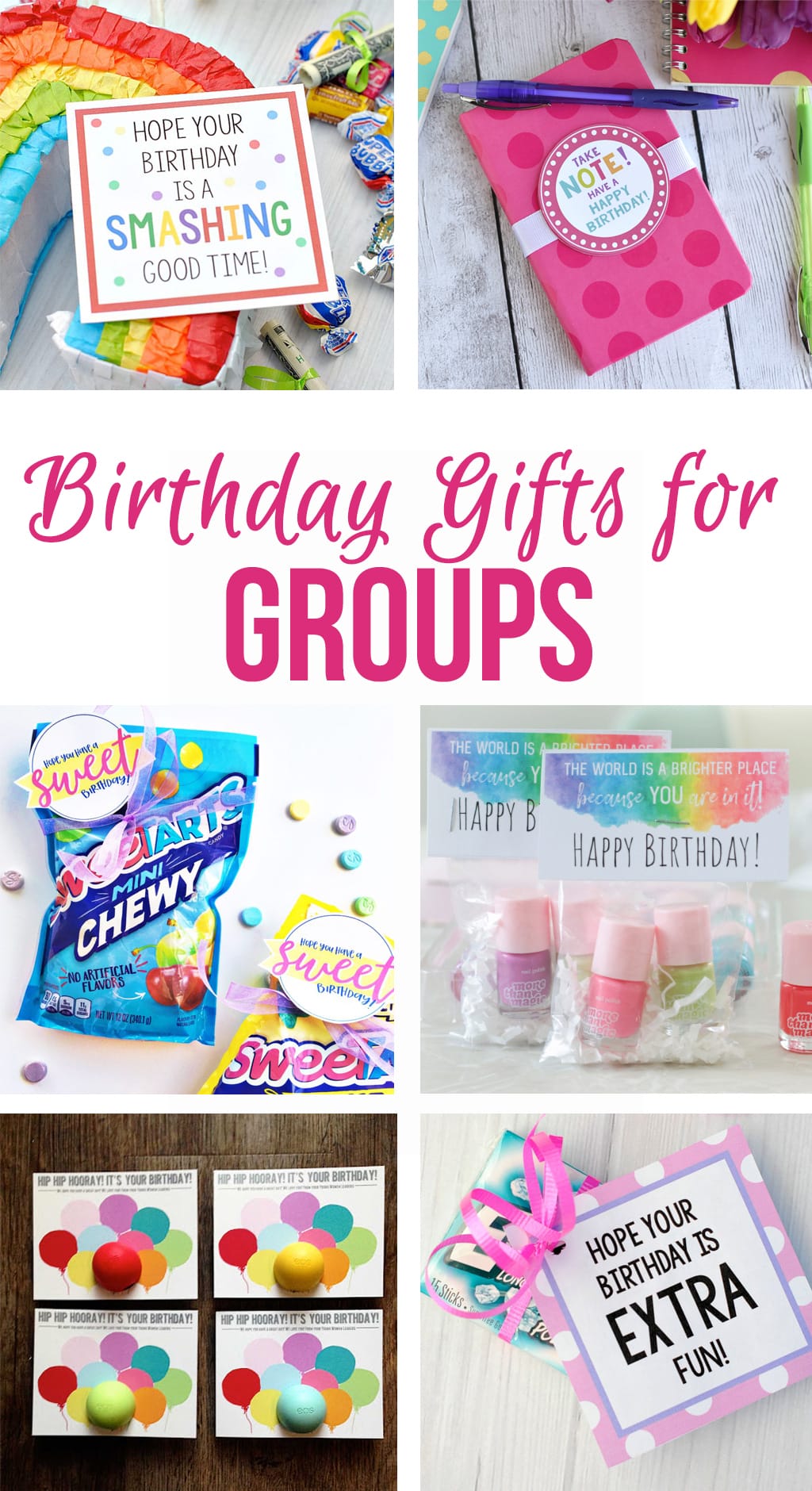 Birthday Gifts for Groups