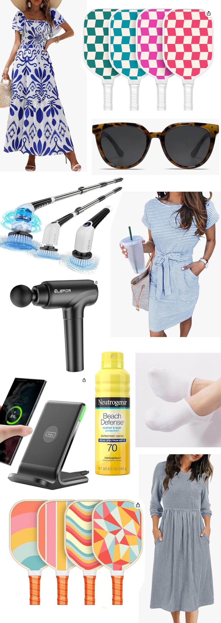 Items that are places on a whitebackground that are part of the Amazon sale.